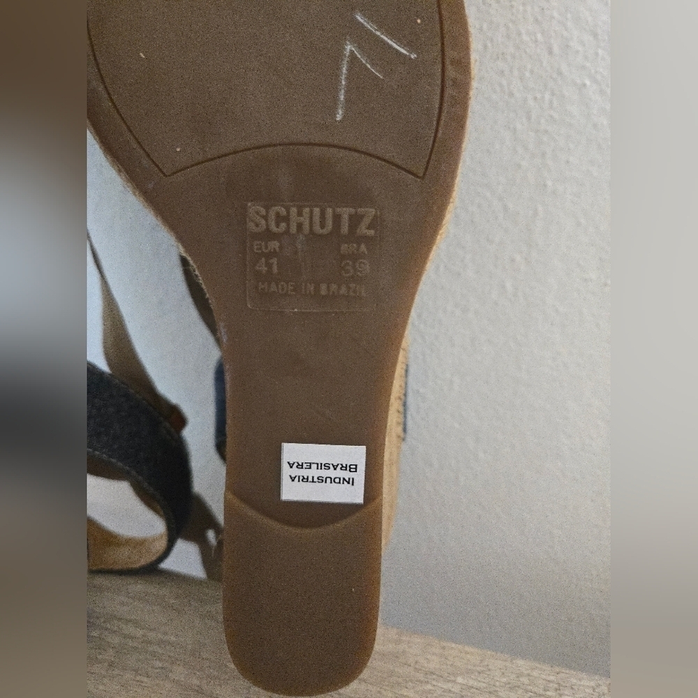 Schutz Brasilera Sandals Shoes Straps Womens Size 10 - Picture 7 of 7